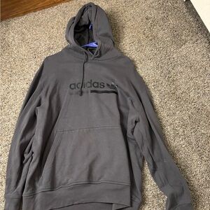 Gray adidas originals hoodie